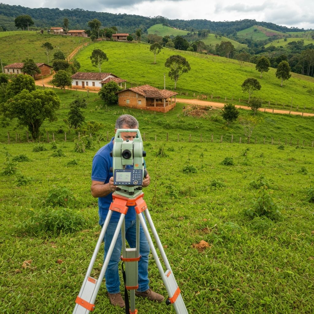 Levantamento Topográfico Loteamento Rural